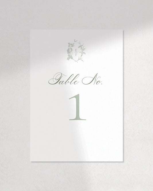 The Bridgerton Table Numbers