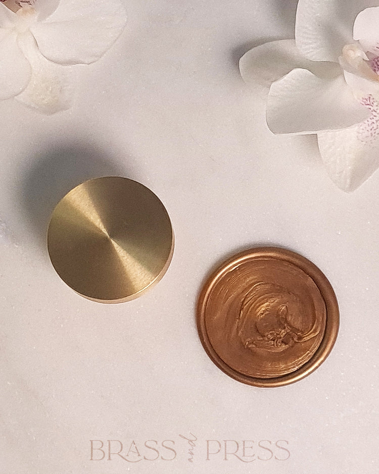 Round (Blank) Wax Stamp