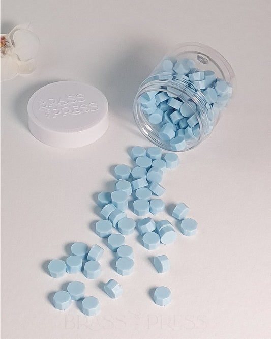 Soft Blue Wax Sealing Beads