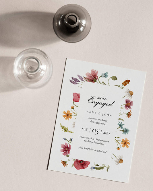 Fleur Engagement Party Invite