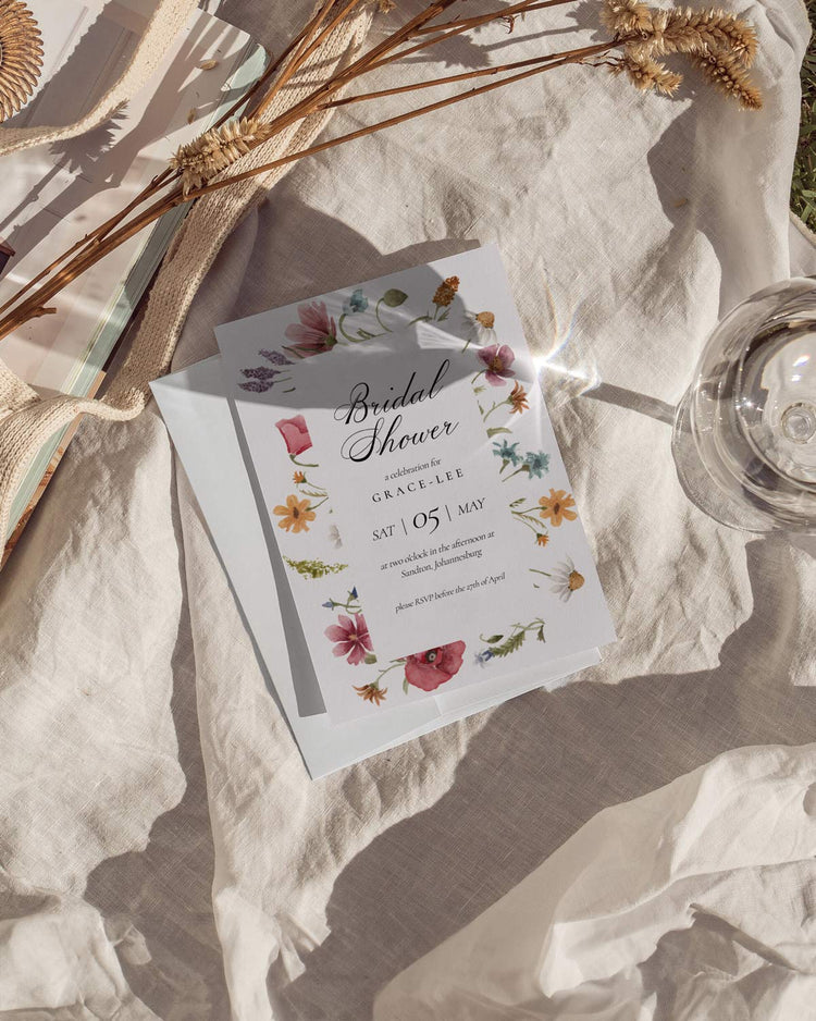 Fleur Bridal Shower Invite