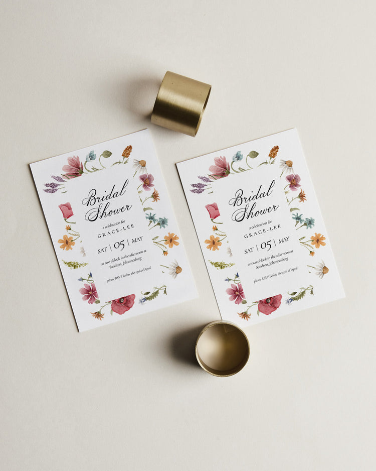 Fleur Bridal Shower Invite