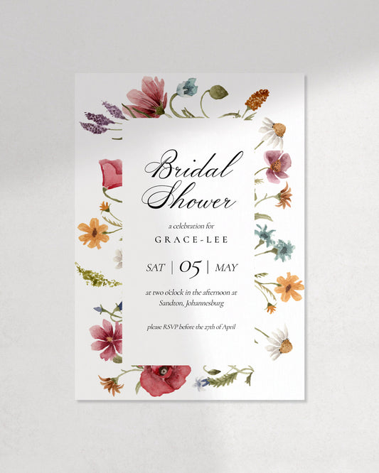 Fleur Bridal Shower Invite