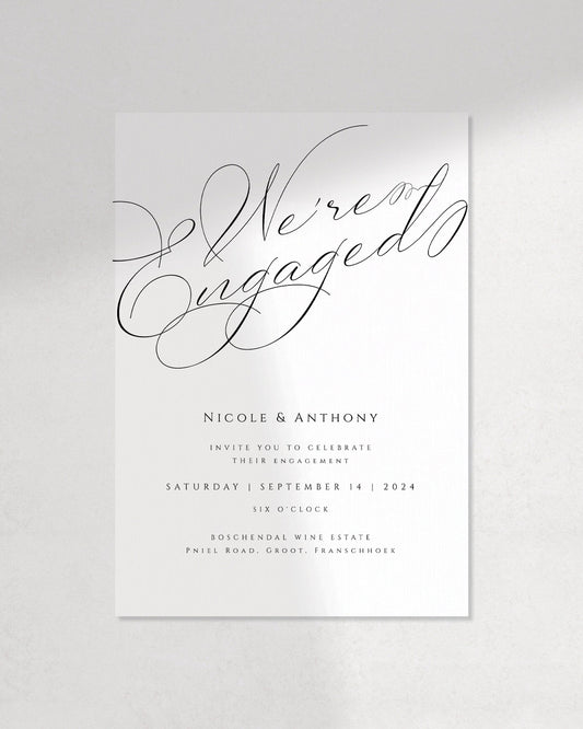 Lile Engagement Party Invite