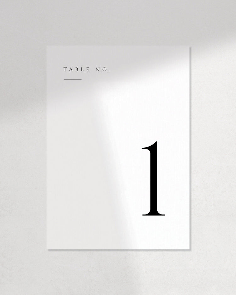 The Lile Table Numbers