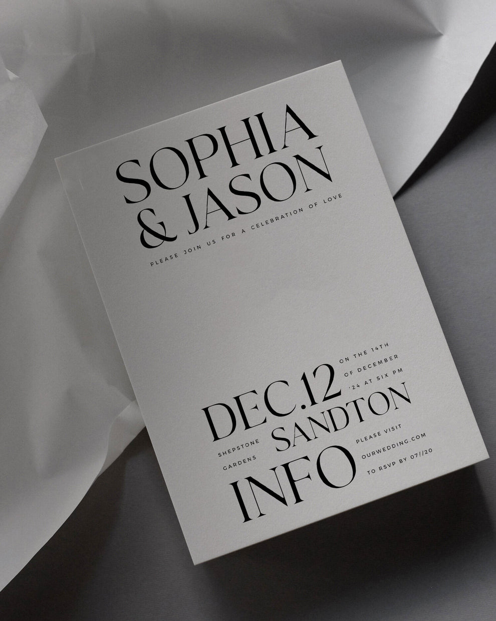 #1 DIY Wedding Invitation Template | The Big Day Online