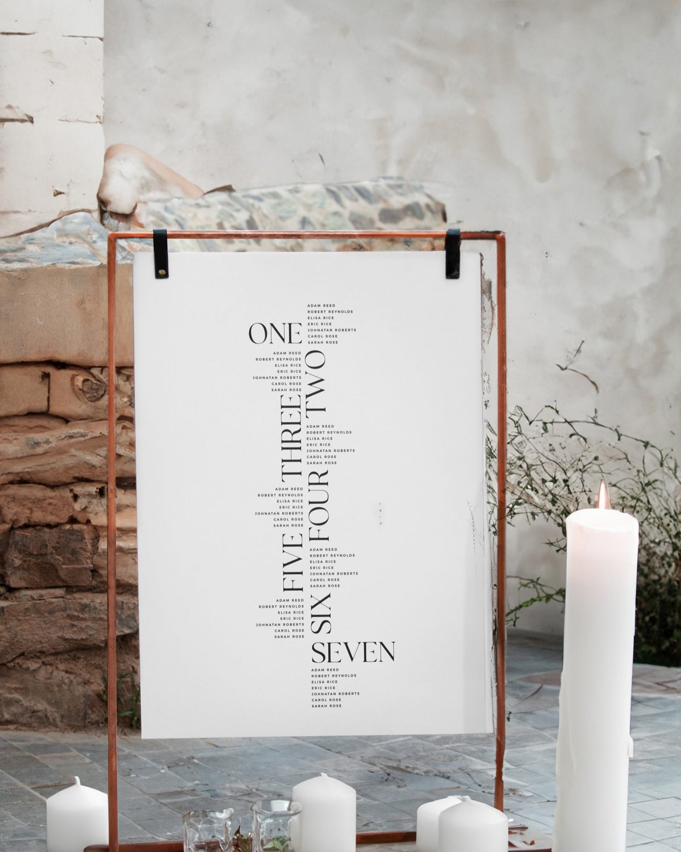 1 DIY Wedding Seating Chart Template The Big Day Online