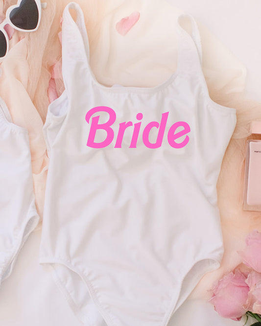 Barbie Themed Bride Swimsuit