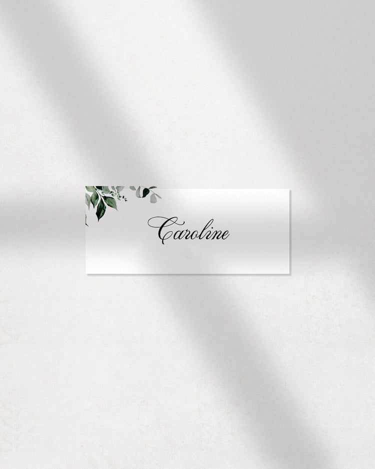 The Evergreen Name Card